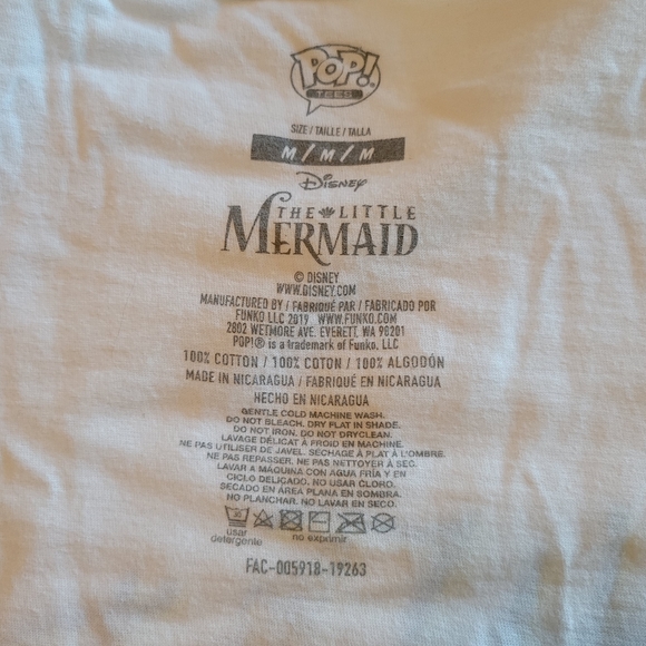 Funko Pop T-shirt Ariel The Little Mermaid - Picture 4 of 5